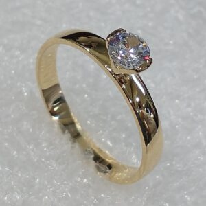 Golden Promise Solitaire Ring